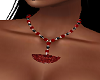 FG~ Red Fan Necklace V3
