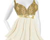 gold mini dress