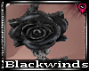 BW| Gothic Rose- Black
