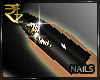 [R] Black Gold Nails