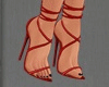 Y*Merlin Red Sandals