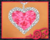 *Jo* Pink Heart Necklace