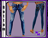 (1NA) Blue Skinny Jeans