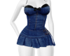 🤍 Navy Denim Dress
