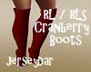 Cranberry Boots
