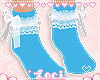 ❥ blue socks