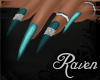 *R* Cammy Nails Teal