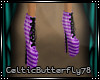 Purple Belted Booties