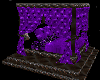 Purple Velvet Pose Bed