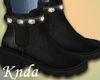 K* Black Half Boot