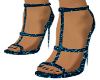 MultiBlueHighHeelSandals