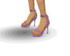 Lace Lilac Spike Heels