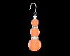 Orange Bead Earrings