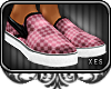 xes Slip Ons } Pink