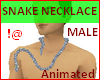 !@ Snake necklace animat