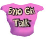Emo Girl talk Top