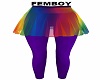 FEMBOY Rainbow Skirt