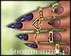 Sexy Tat Nails Purple