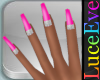 V2 Magenta Chispia Nails