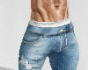 -hm- Blue Dirty Jeans