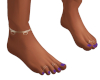 Purple Beach Feet