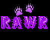 *K* RAWR Head Sign