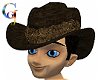 Brown Cowboy Hat w/Snake