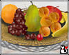 *Fruits on Rattan Plate