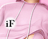 Pink Hoodie Bra