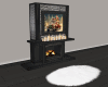 Modern Fireplace w Rug