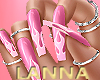 🎀 Pink nails