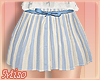 [Miso]Blue Striped Skirt