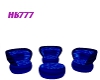 HB777 Blue Chairs w/otto