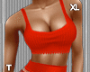 T l Poppin Red Dress XL