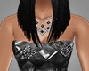 Glitter Velvet Blk Gown