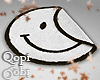 Smile Emoji White Rug