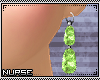 #Emerald Synth Earrings
