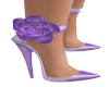 Ivy Purple Rose Heels