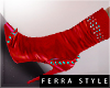 ~F~Leila Boots Red