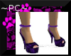 ~PC~platformheels purple