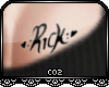 Rick Chest Tattoo