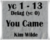 You Came-Kim Wilde