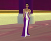 -ND- Purple White Dress 