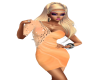 orange dress