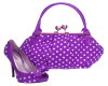 Purple Purse and Shoes