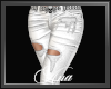 RLL White Ripped Jeans