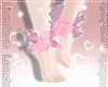 Loe~Ruffle Stilettos Pnk