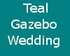 Teal Gazebo Wedding 