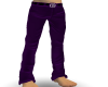 purple straight pants