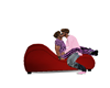gay kissing couch